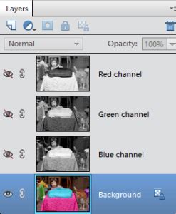 photoshop elements channels.